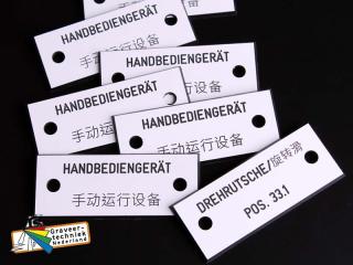 Resopal plaatjes chinees en andere vreemde talen